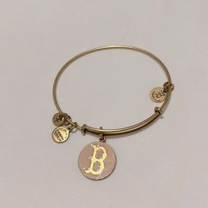 Alex and Ani gold boston red sox bracelet
